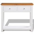 Solid Oak Wood Console Table B859428