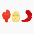 Seafood Boil Dog Toys, Pack of 3 E71523