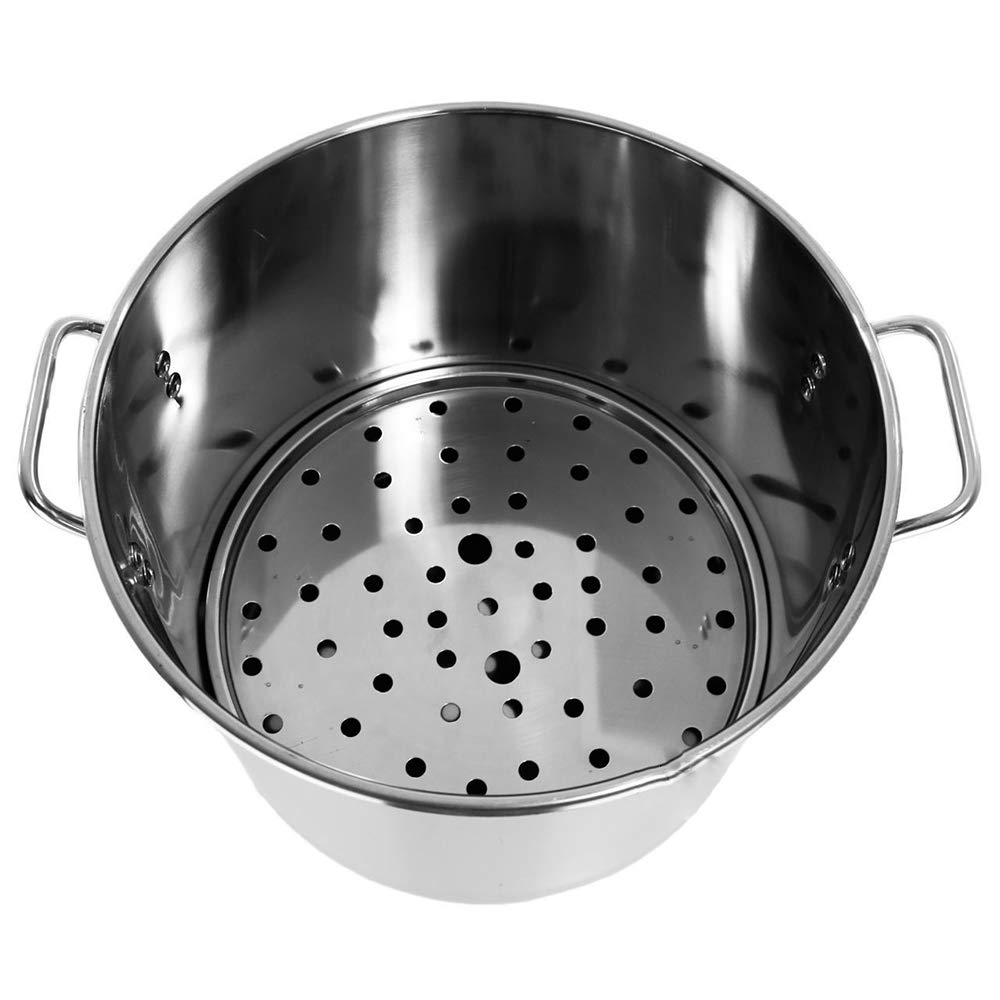 60 QT Stainless Steel Stock Pot Steamer G757