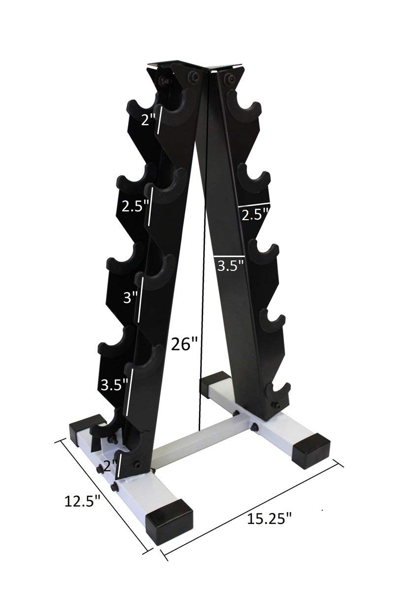 Neoprene Dumbbell Set with Rack R71108