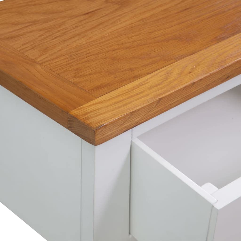 Solid Oak Wood Console Table B859428