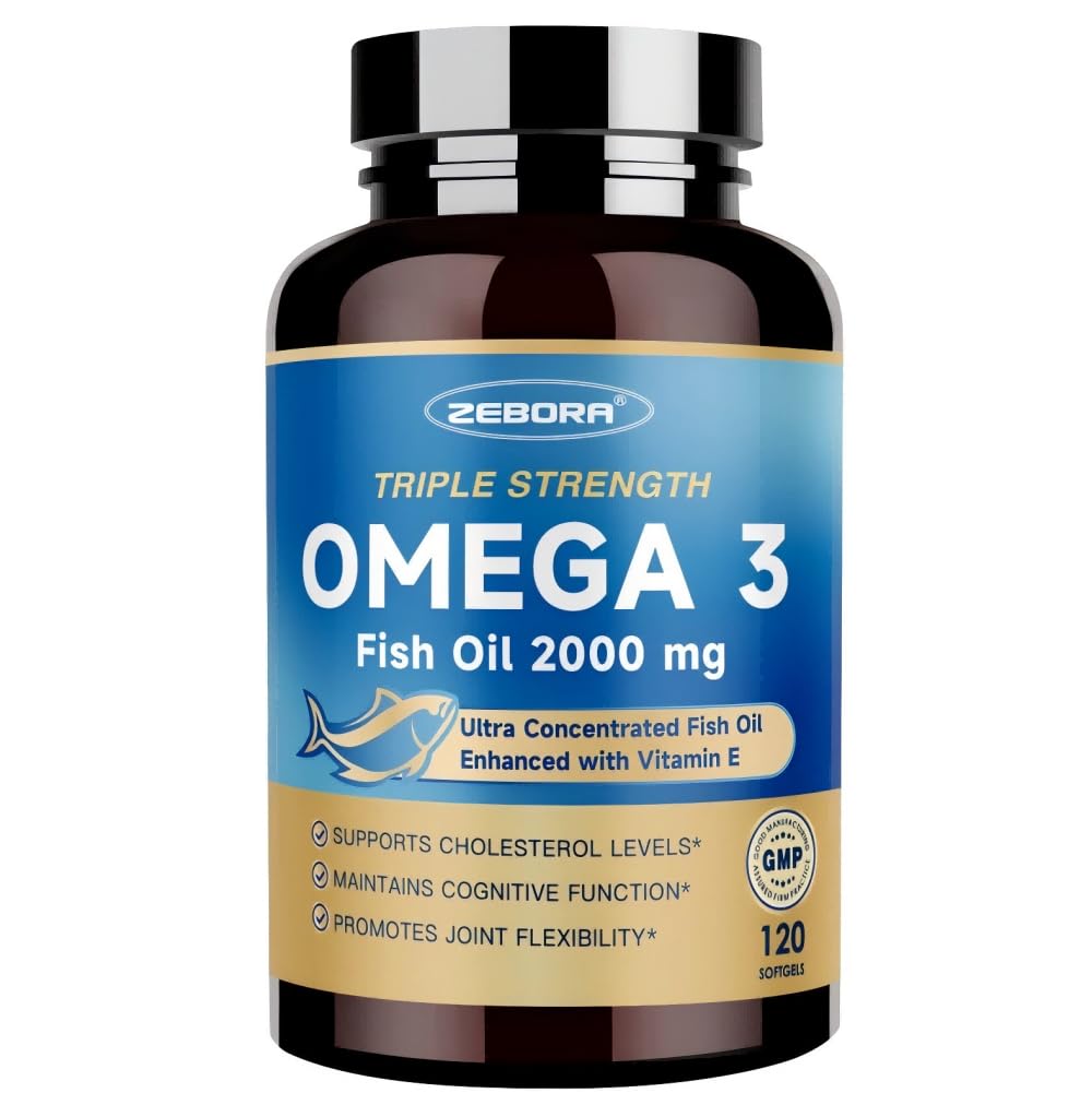 Omega-3 Fish Oil 2000mg 120 Softgels E429