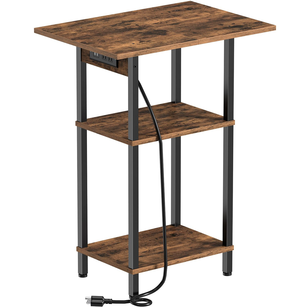 Tall End Table with Charging Station M55786