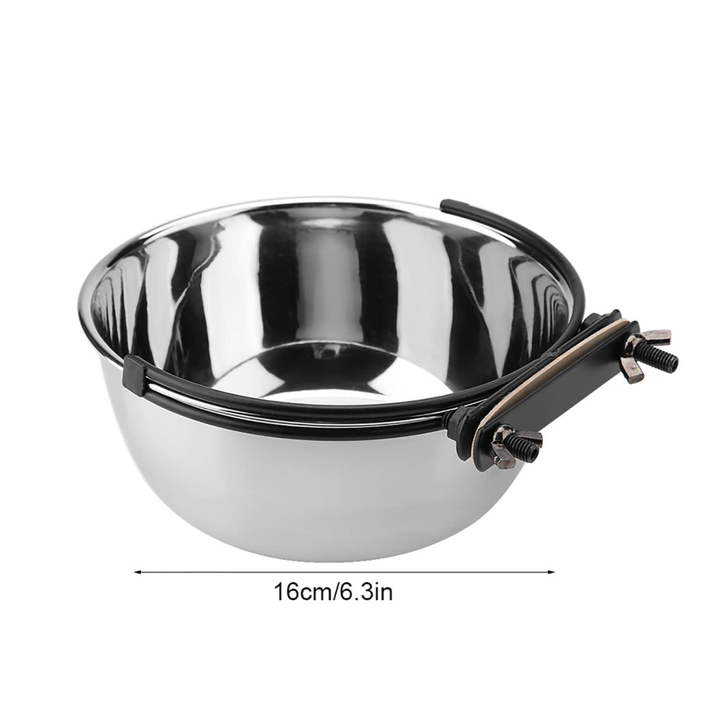 Stainless Steel Hanging Food Water Bowl Feeder J987