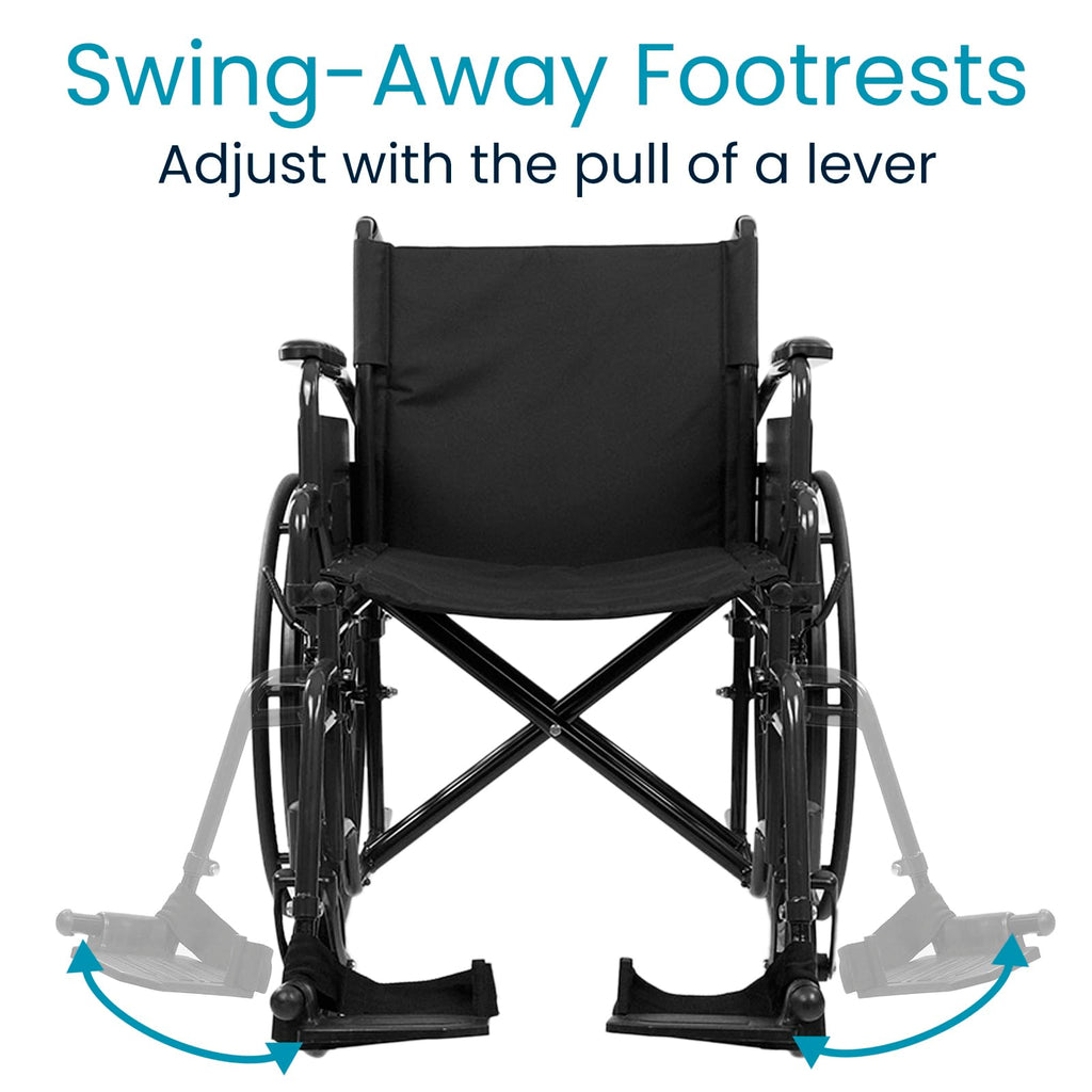 Bariatric Wheelchair 400 lb Heavy Duty 20” Seat I3802