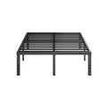18 Inch High Metal Full Size Platform Bed Frame, Black X658399