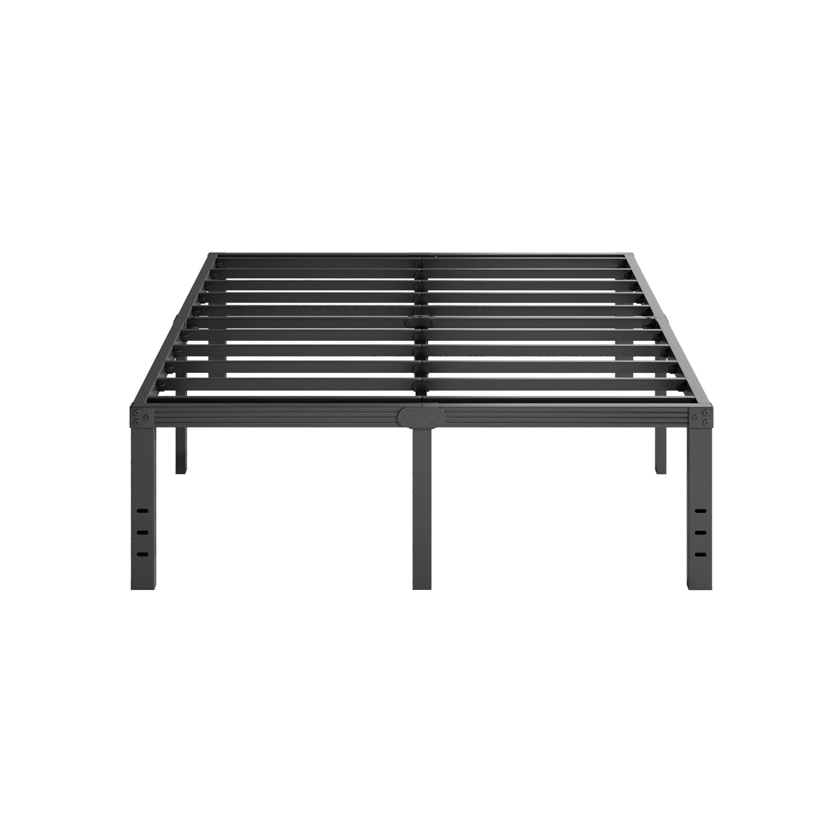 18 Inch High Metal Full Size Platform Bed Frame, Black X658399