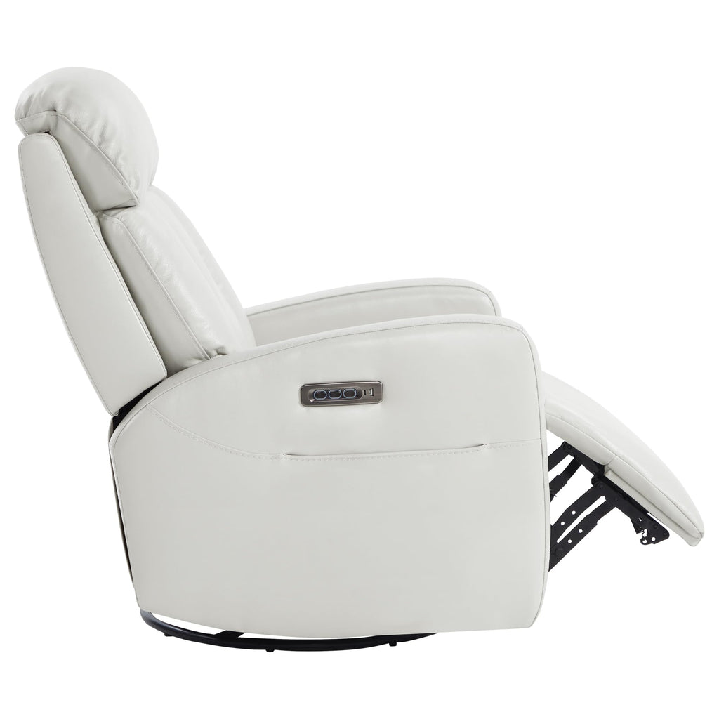 Genuine Leather Power Recliner Chair T68756