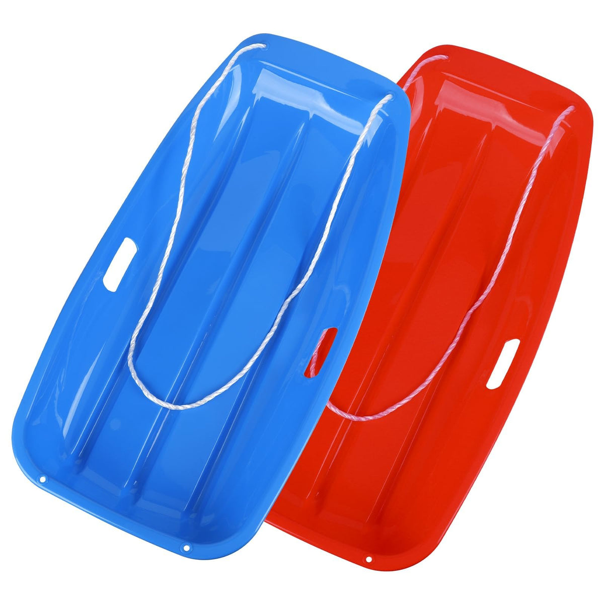 35 inch Plastic Snow Sled with Leash A674