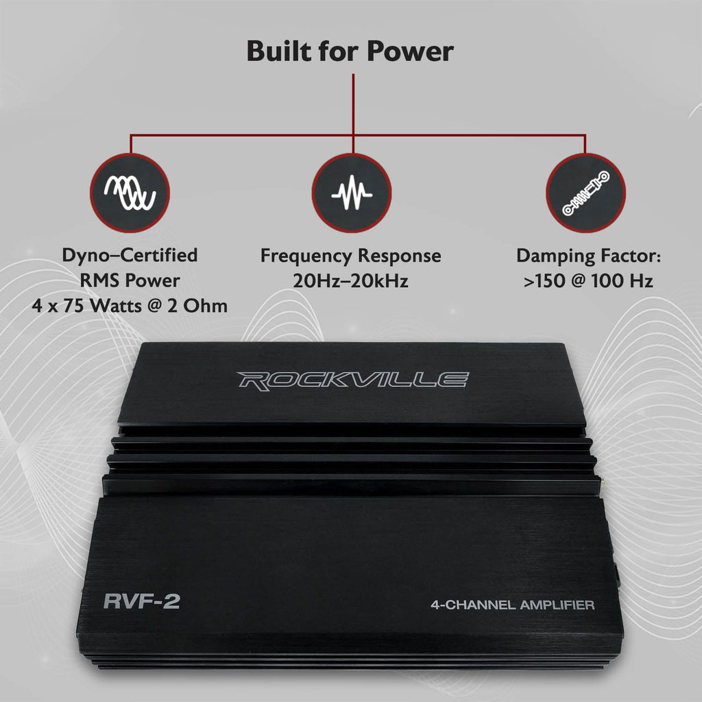 4 Channel Car Stereo Amplifier A53936