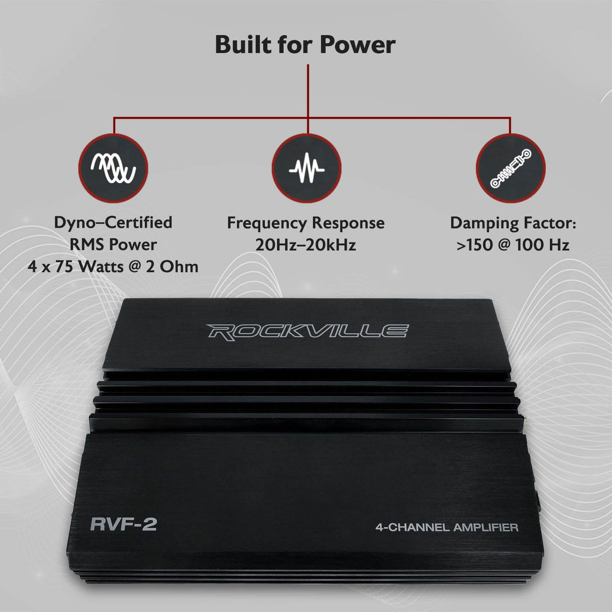 4 Channel Car Stereo Amplifier A53936