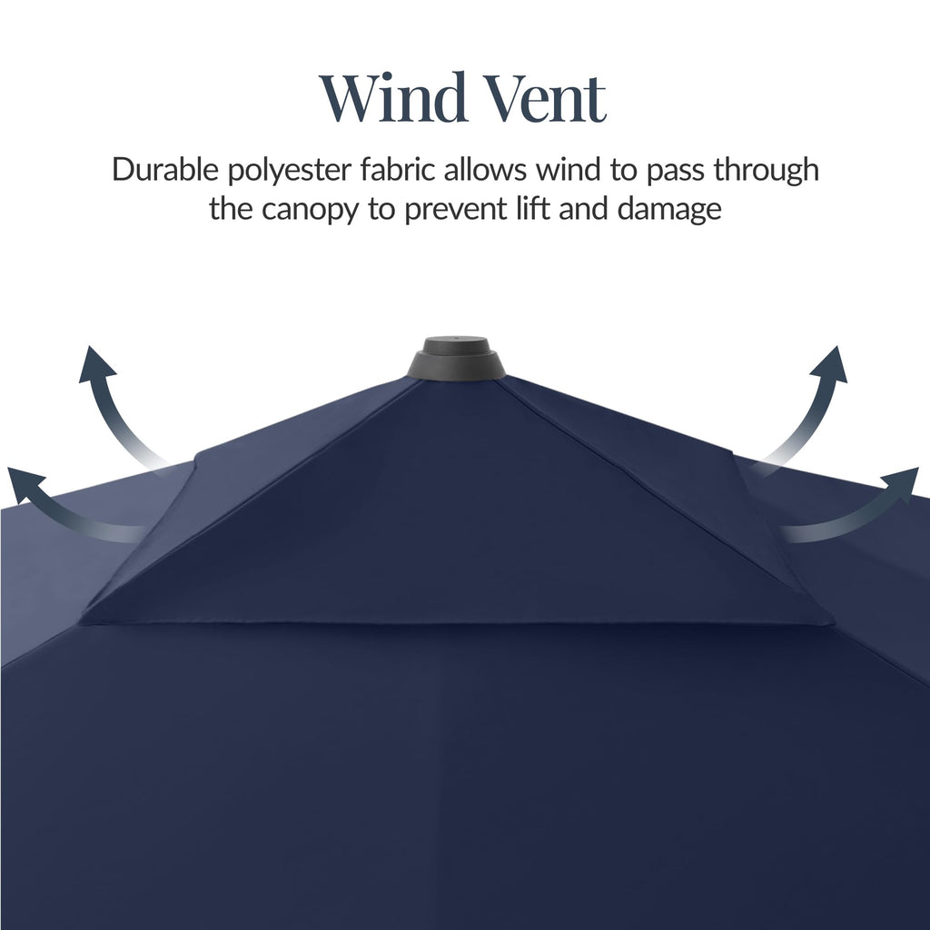 10x10ft Cantilever Patio Umbrella with 260 GSM Canopy and Aluminum Frame M434570