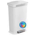 13.2 Gal Step Pedal Kitchen Trash Can with Odor Filter L92253