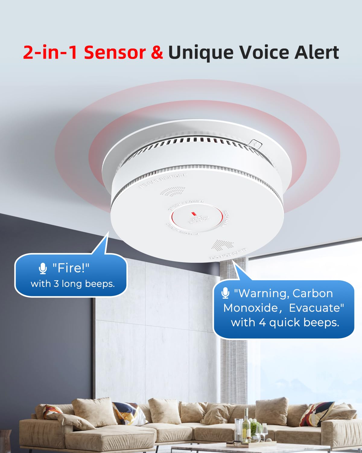 Smoke & CO Detector X7282