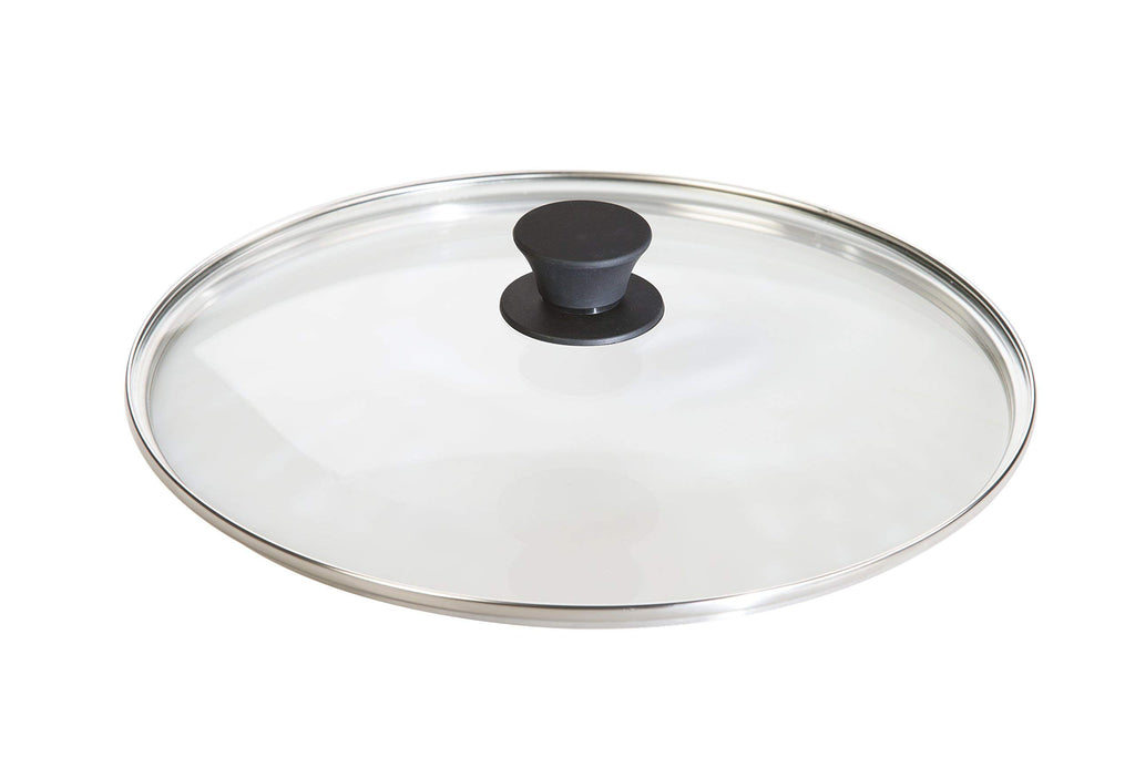 Round Tempered Glass Lid with Silicone Knob, 12 Inches O37716