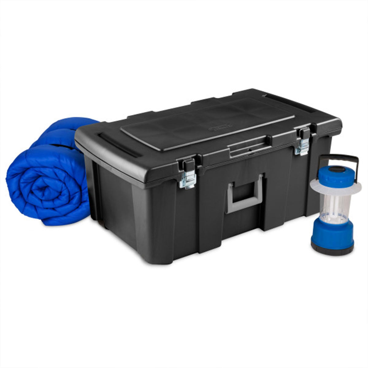 Wheeled Utility Storage Container with Lids, 6-Pack B7686