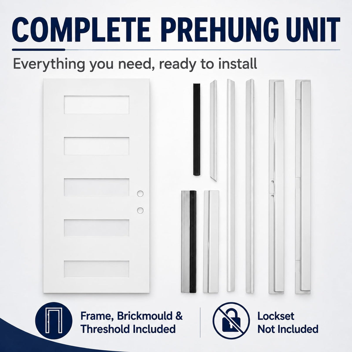 36"x80" Fiberglass Entry Door K993
