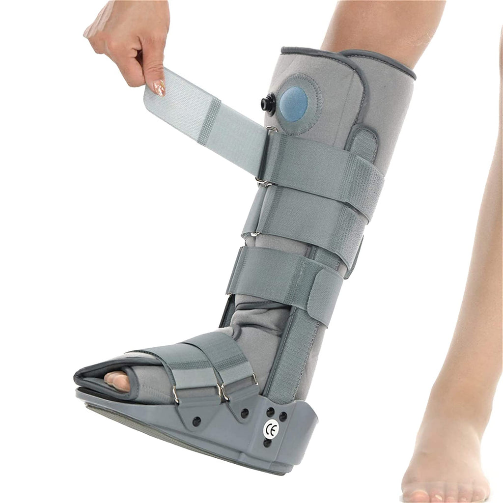 Pneumatic Walking Boot with Air Pump Gray M P59848