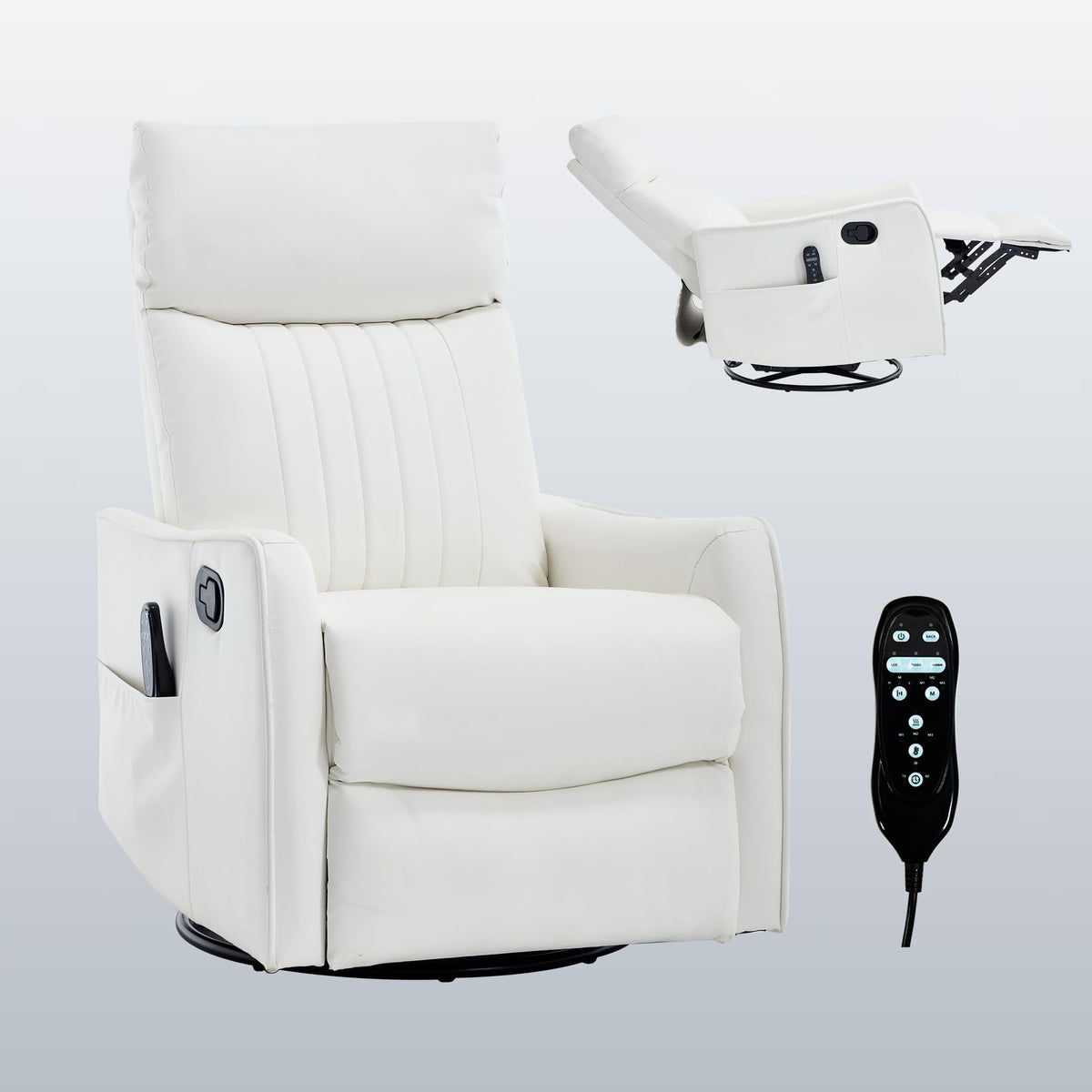 High Back Massage Recliner with Heat Y979