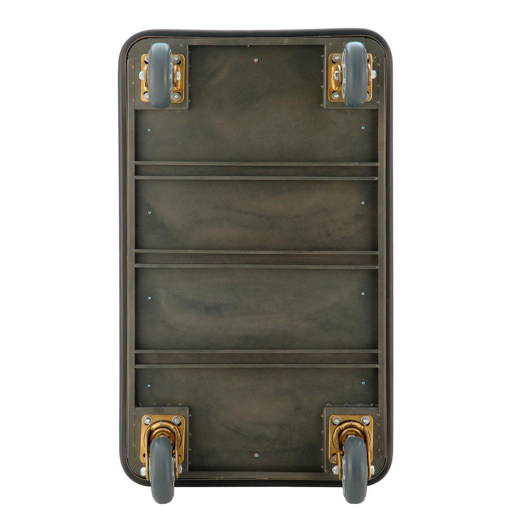 Gold Stainless Steel Bellman Cart K16378