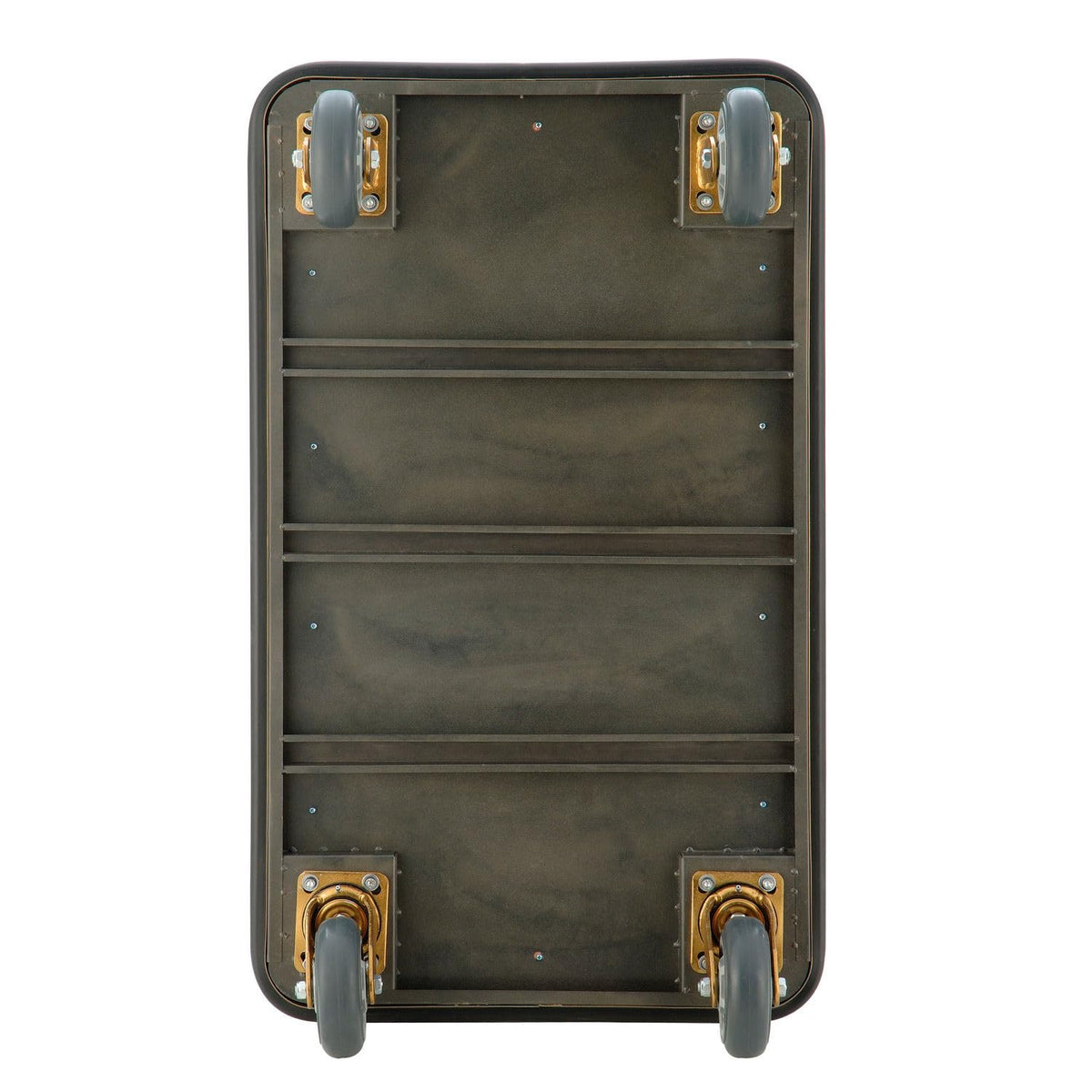Gold Stainless Steel Bellman Cart K16378