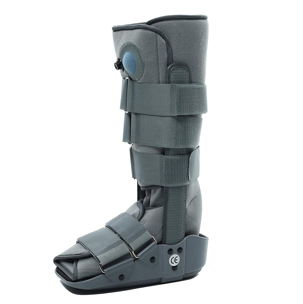 Pneumatic Walking Boot with Air Pump Gray M P59848