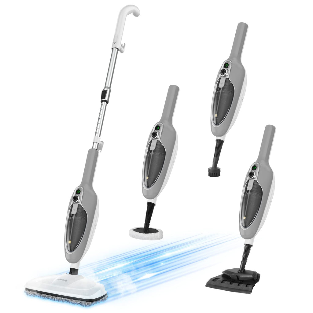 10-in-1 Handheld Steam Mop with 11 Accessories Y763