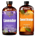 Lavender 4 Fl Oz and Sweet Orange 16 Fl Oz Essential Oil U141163