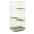 Foldable 4 Tier Detachable Cat Cage with Hammock N75856