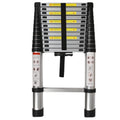 14.5 FT Aluminum Telescoping Ladder 330LB Capacity V258