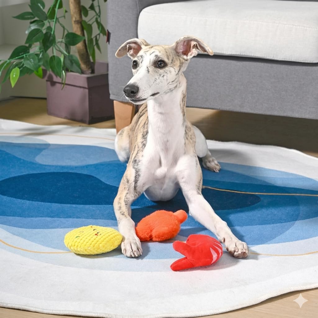 Seafood Boil Dog Toys, Pack of 3 E71523