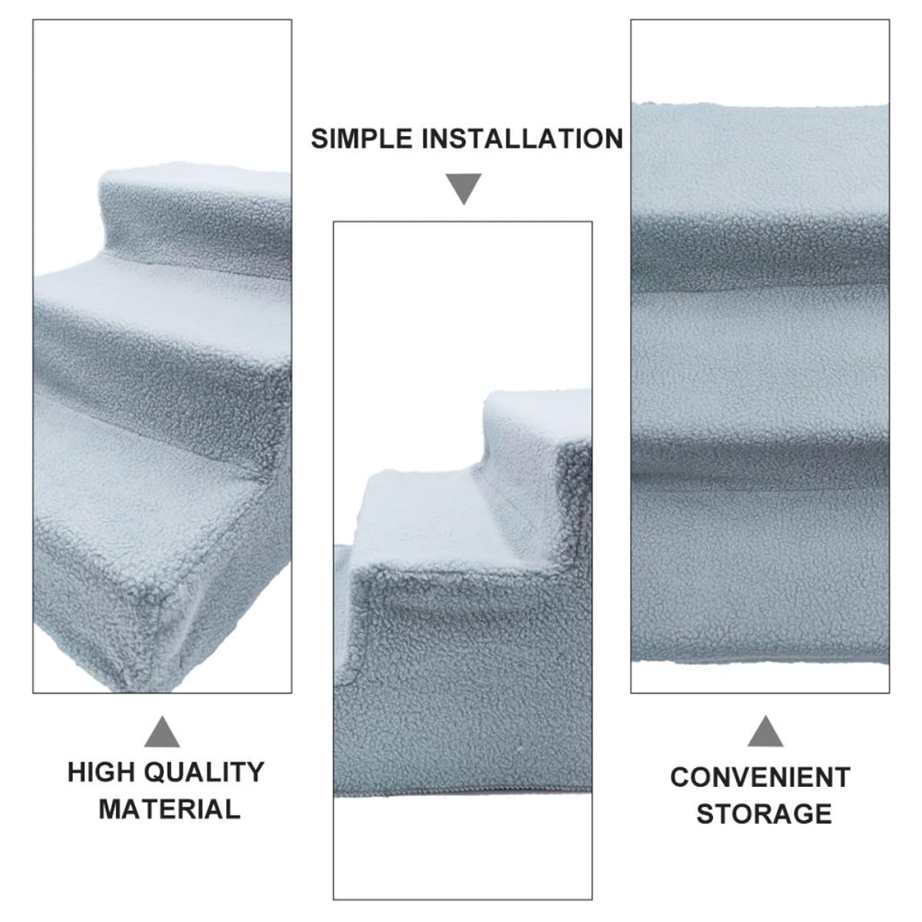 Gray Non-Slip Pet Stairs J847
