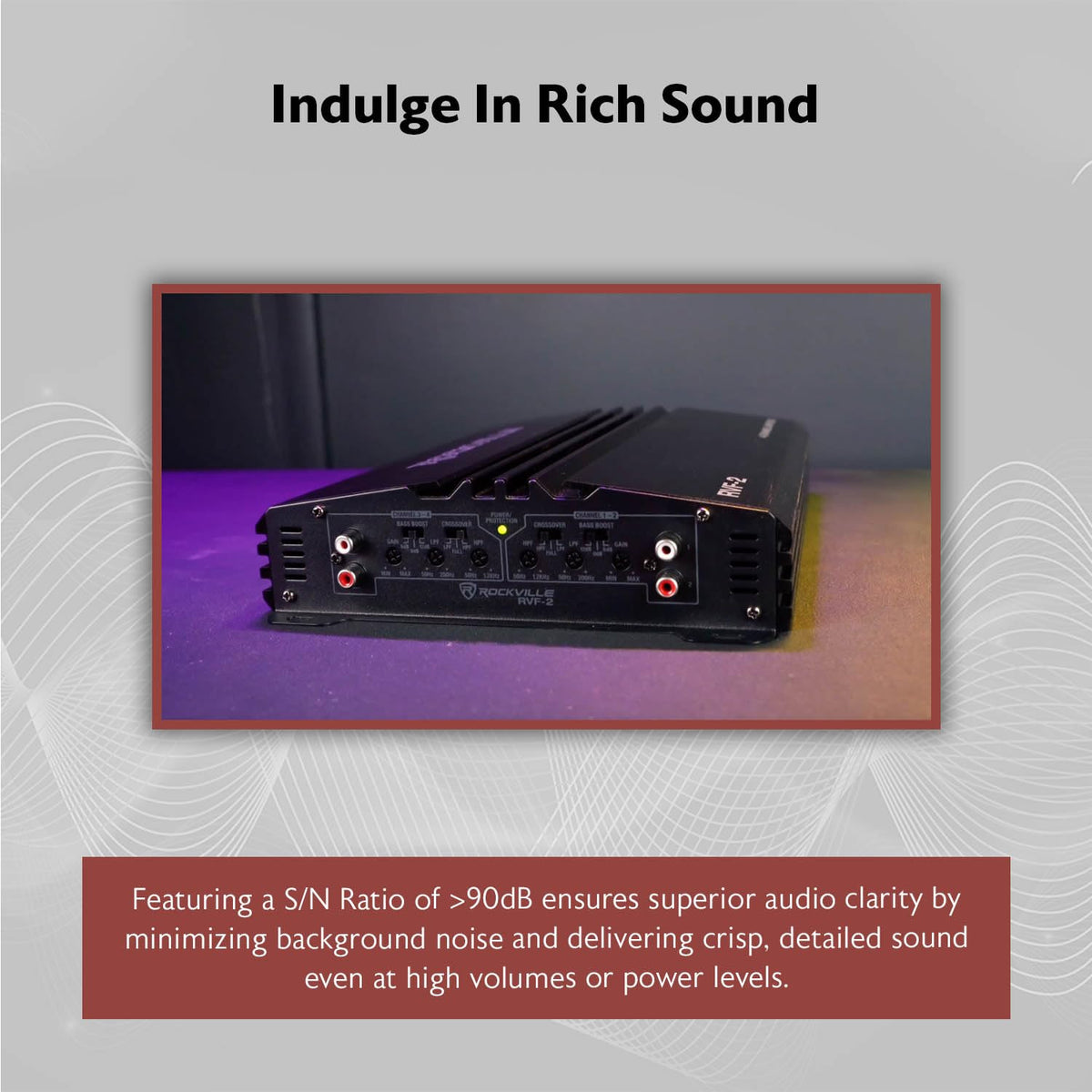 4 Channel Car Stereo Amplifier A53936