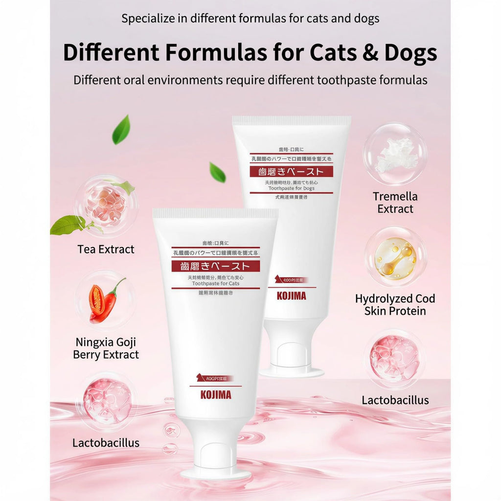 Tuna Flavor Toothpaste 1.35 oz with Toothbrush & Finger Brush R6762