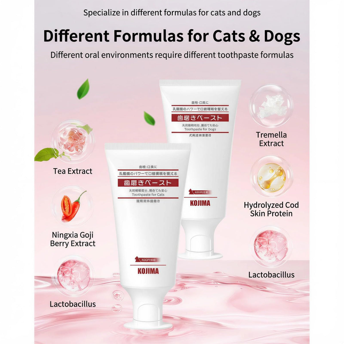 Tuna Flavor Toothpaste 1.35 oz with Toothbrush & Finger Brush R6762
