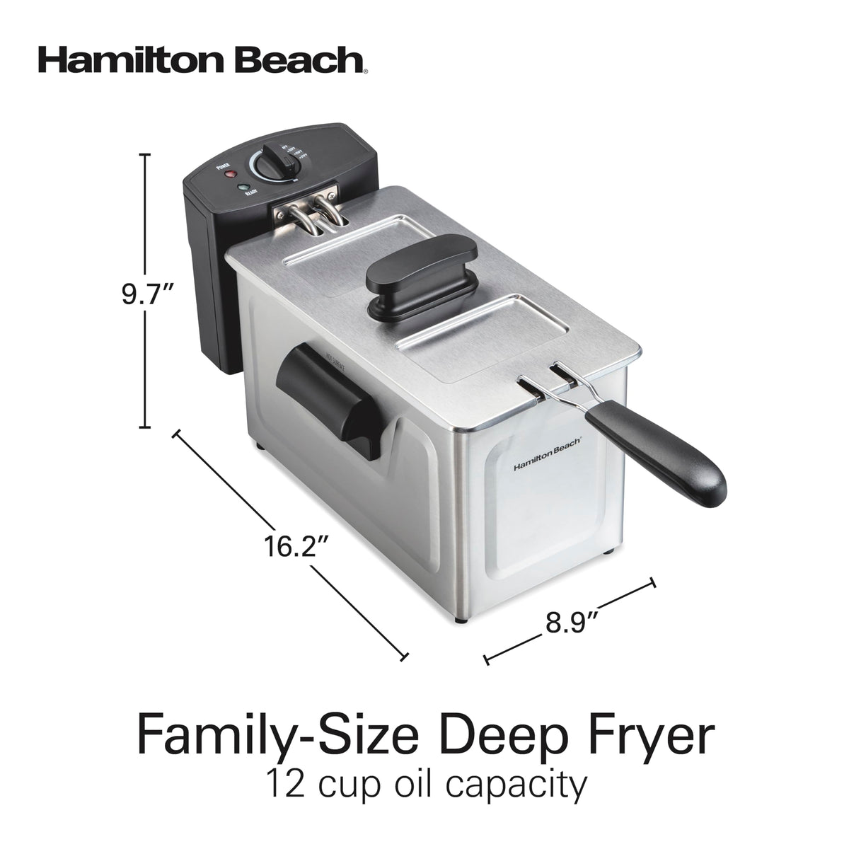 3 Liter Electric Deep Fryer With Basket Q171537