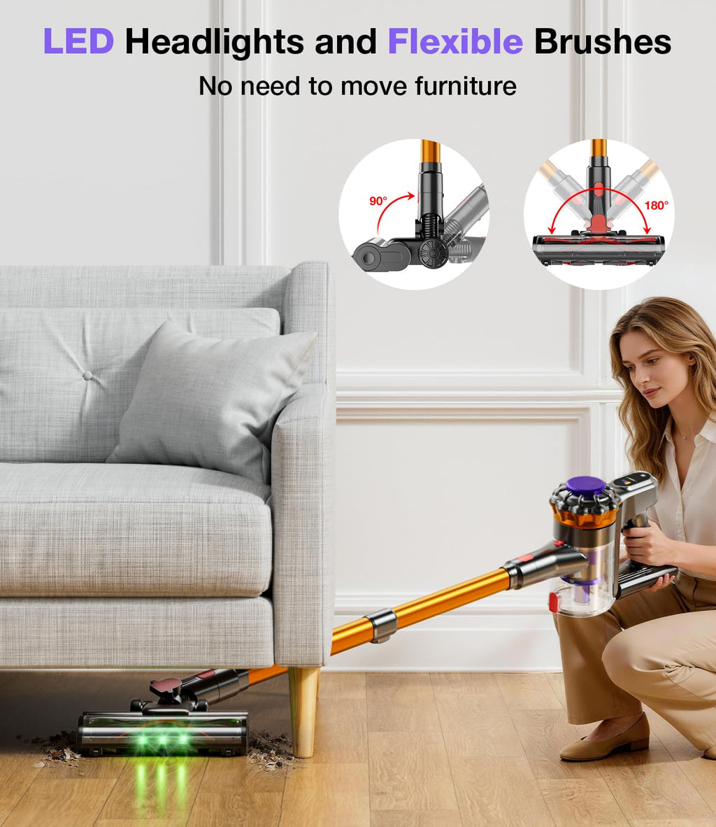 600W 50KPA Cordless Stick Vacuum Cleaner T96743