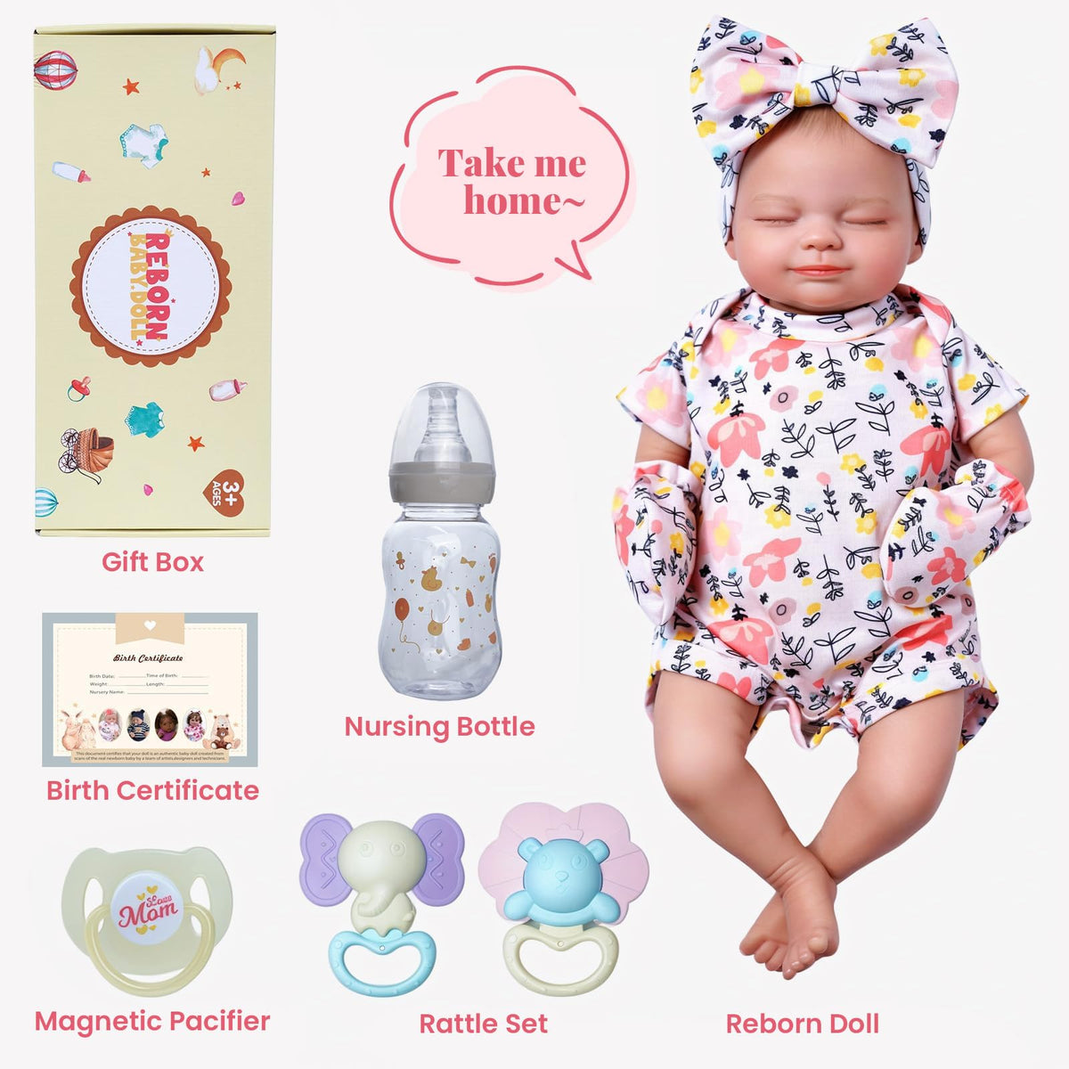 Lifelike Reborn Baby Dolls 17inch N420886
