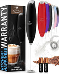 Black Handheld Electric Milk Frother F210