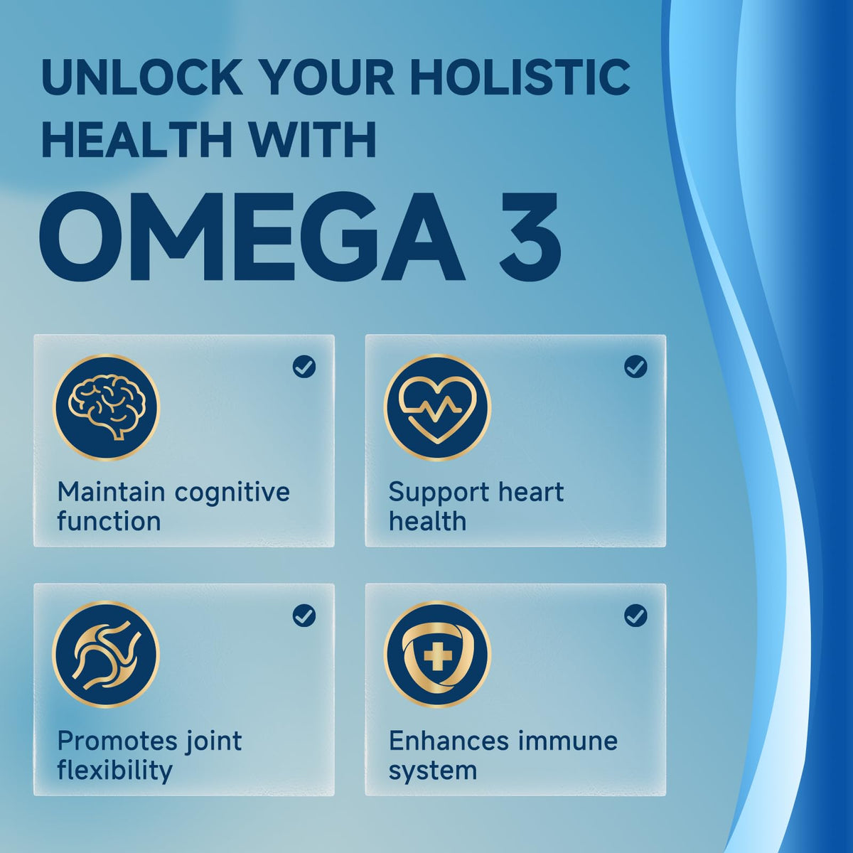 Omega-3 Fish Oil 2000mg 120 Softgels E429
