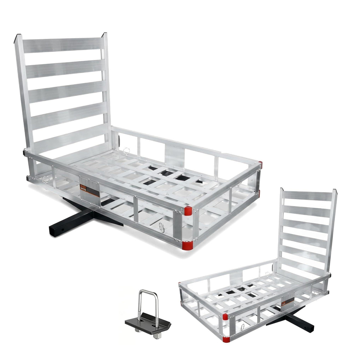 50" x 30" Aluminum Trailer Hitch Cargo Carrier with 41.5" Ramp A35768