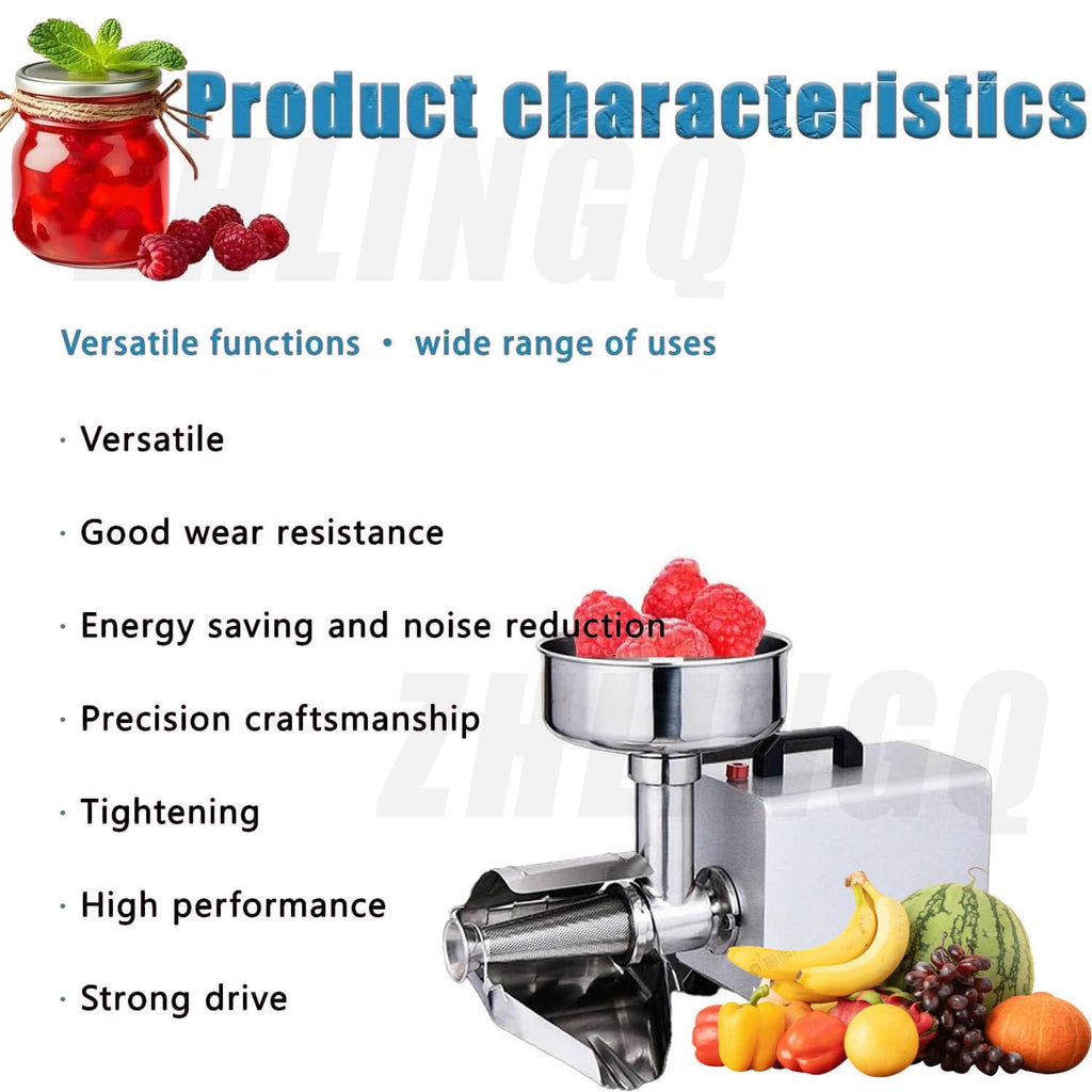 450W Stainless Steel Electric Tomato Strainer U49744