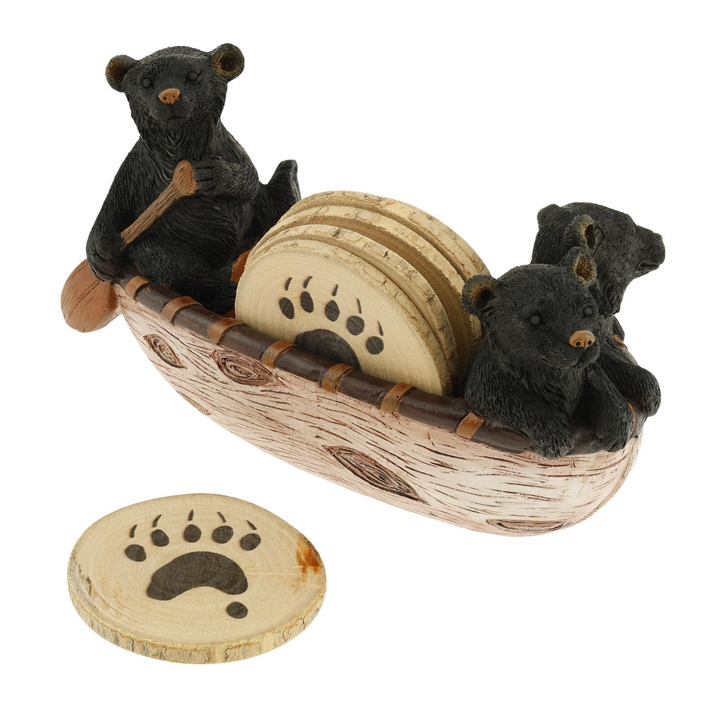 Black Bear Coasters Set of 5 V56020