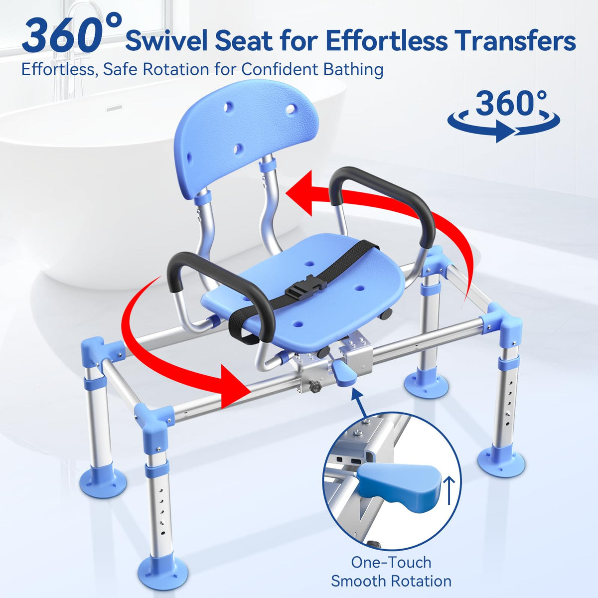 Sliding Shower Chair Tub Transfer Bench E6345