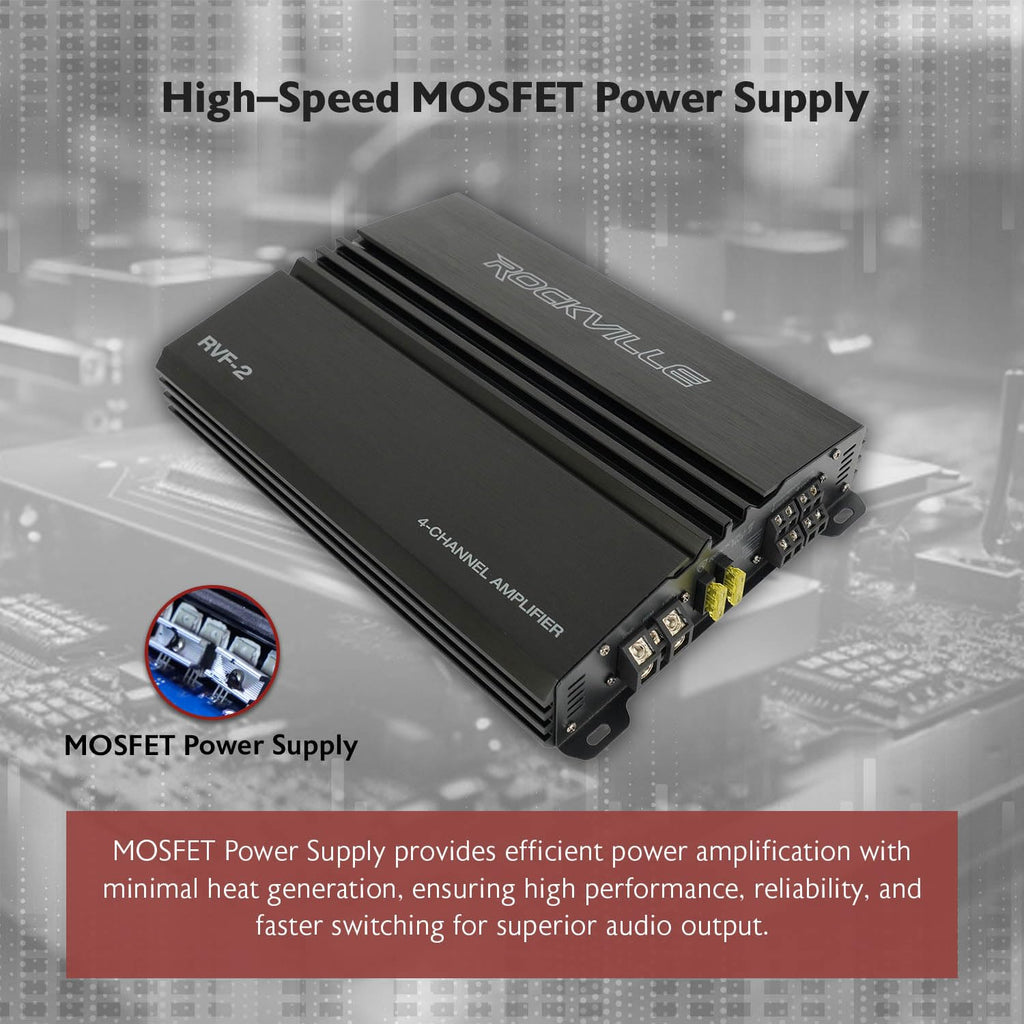 4 Channel Car Stereo Amplifier A53936