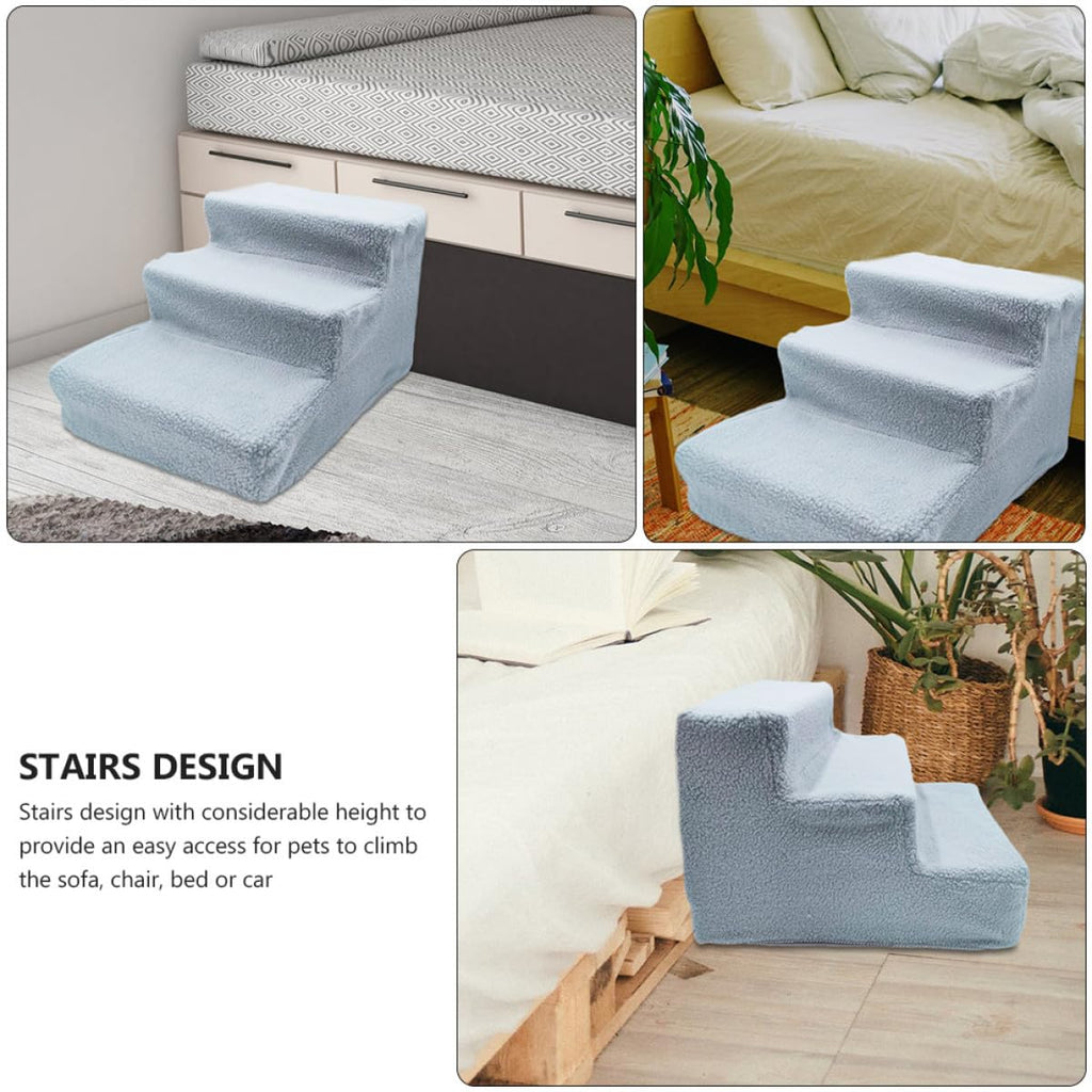 Gray Non-Slip Pet Stairs J847