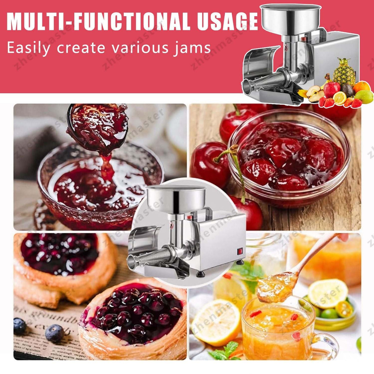 Electric Juicer 450W Stainless Steel K47928