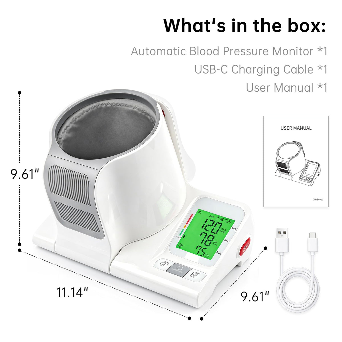 Blood Pressure Monitor Auto-Fit Cuff E6076