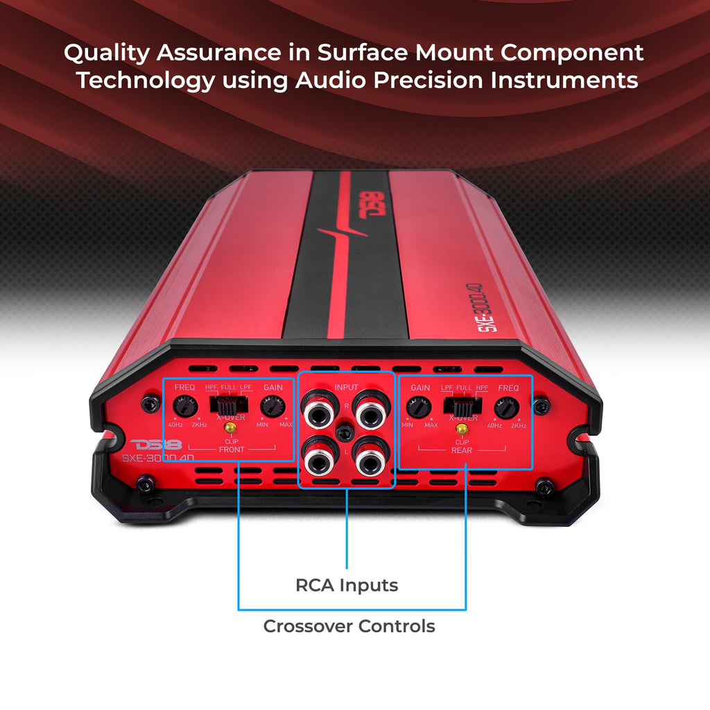 4-Channel Class D Car Amplifier Z5462