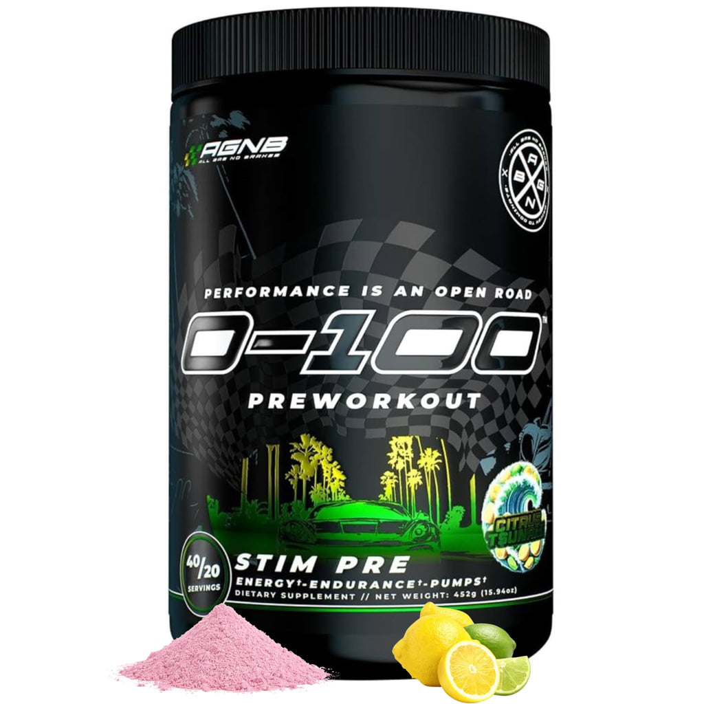 Citrus Tsunami Pre Workout Powder 40/20 Servings T412